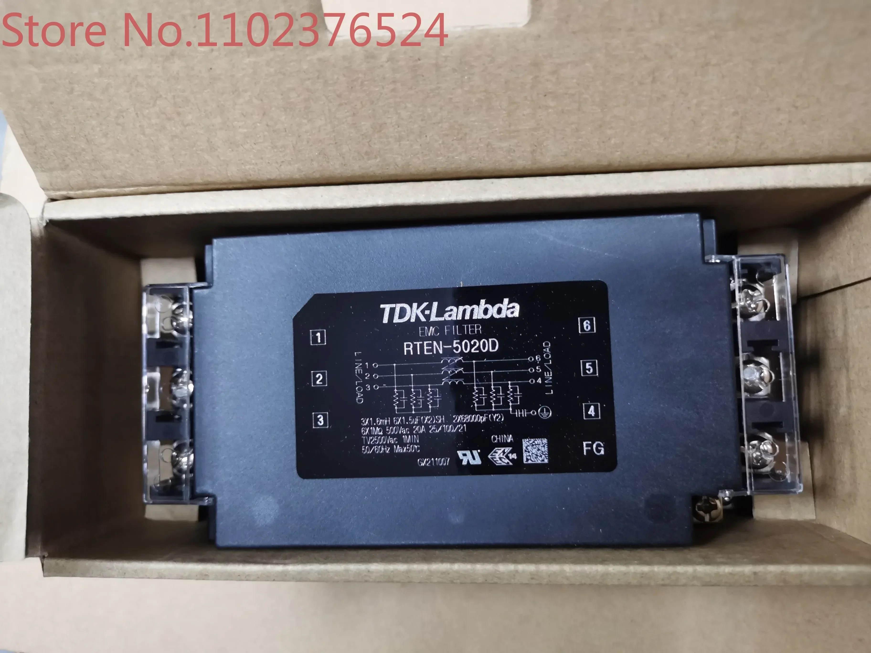 RTEN-5020D TDK-LAMBDA 3상 필터