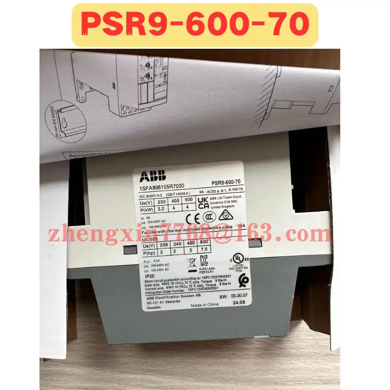 오리지널 PSR9-600-70 PSR9 600 70 소프트 스타트 신