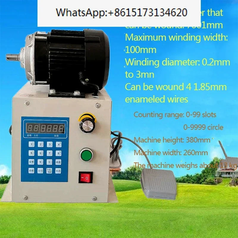 650W/800W CNC 전기 권선 기계 척 조정 가능속도 자동 도구와 토크