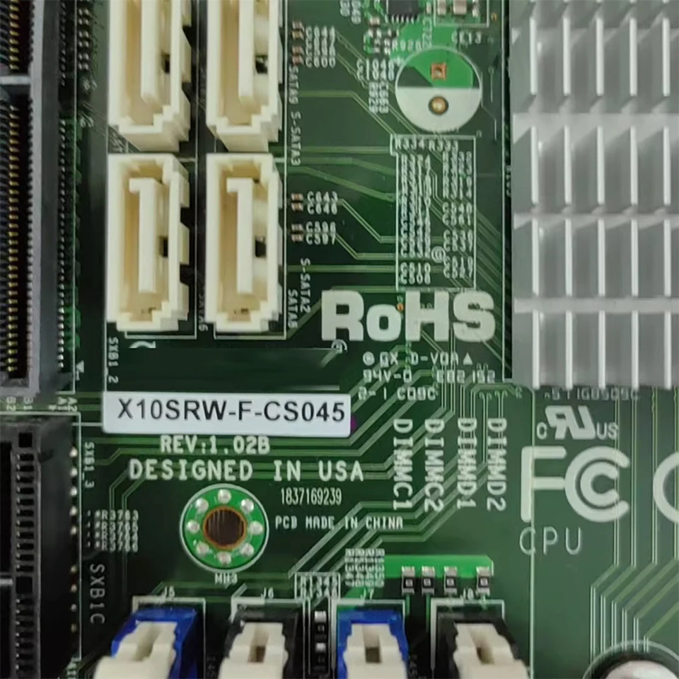 X10SRW-F-CS045 슈퍼마이크로 마더보드듀얼 기가비트 네트워크 카드 LGA2011 V3 V4 DDR4 C612