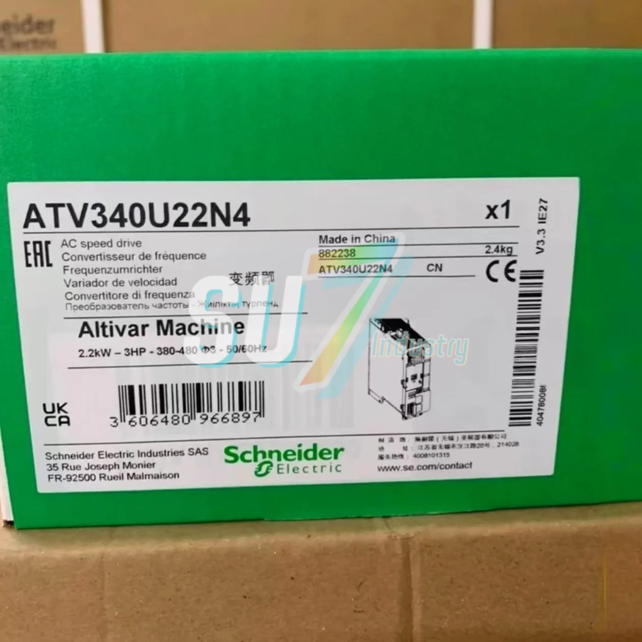 ATV340U22N4 주파수 변환기 원본