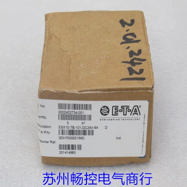 ETA 회로차단기 ESX10-TB-101-DC24V-6A 포장 x 신