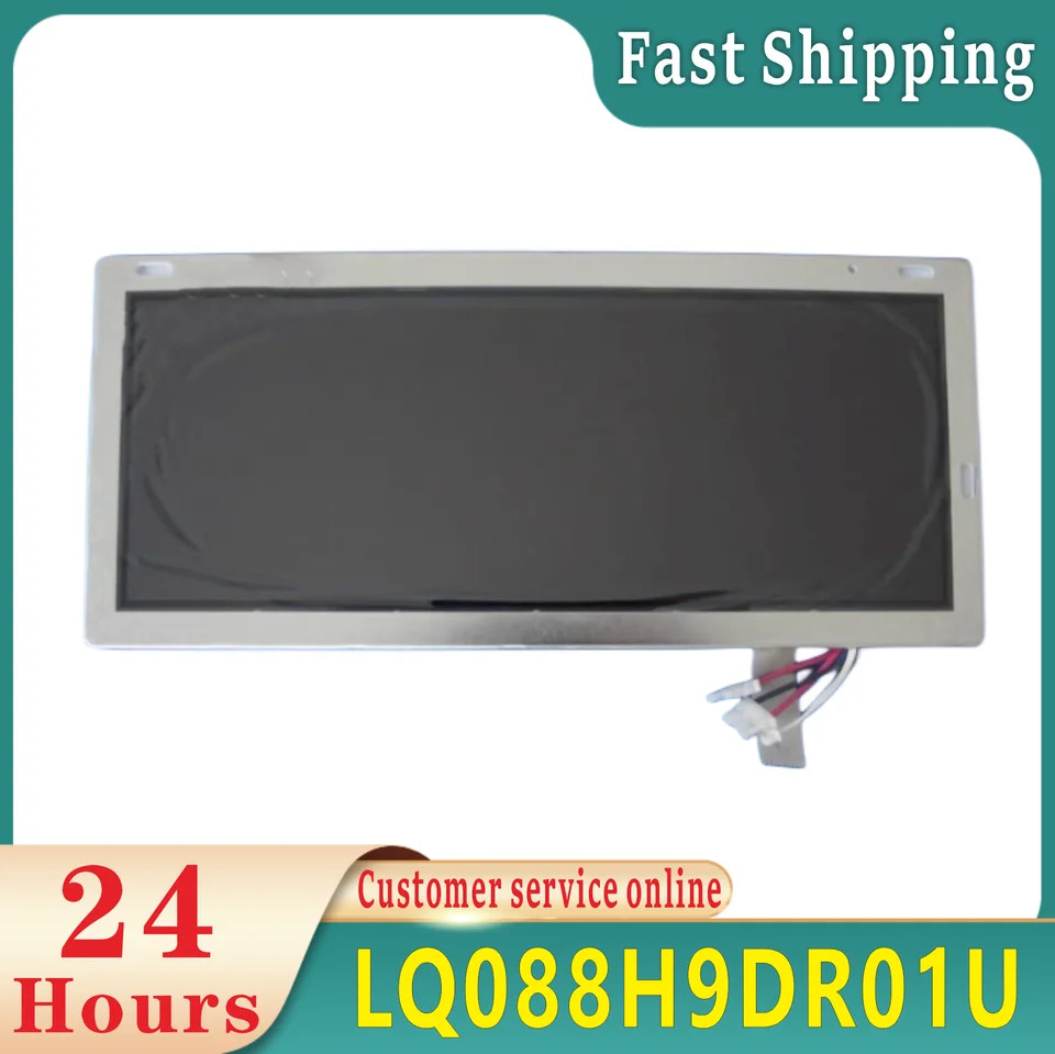 GPS 네비게이션LCD 스크린 리퍼 완료 LQ088H9DR01U LQ088H9AR03 AA088HA03 오리지널 8.8 인치 640x240 7 시리즈 자동차