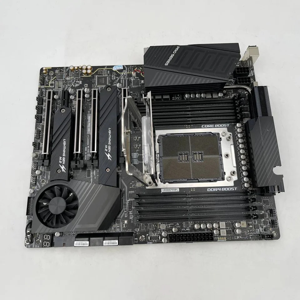 소켓 sTRX4 DDR4 256GB PCI-E4.0 SATA3 M.2 x 2 USB3.2 데스크탑 마더보드 MSI TRX40 PRO 10G 용
