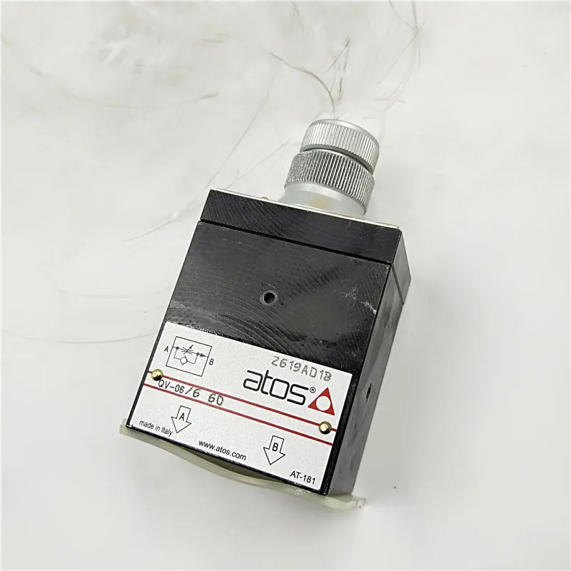 ATO S 밸브 QV-10/2 53QV-10/2/V 53 QV-10/3/K QV-20/2 QV-20/2/K QV-20/2/V 5 유압 속도 제어 솔레노이드