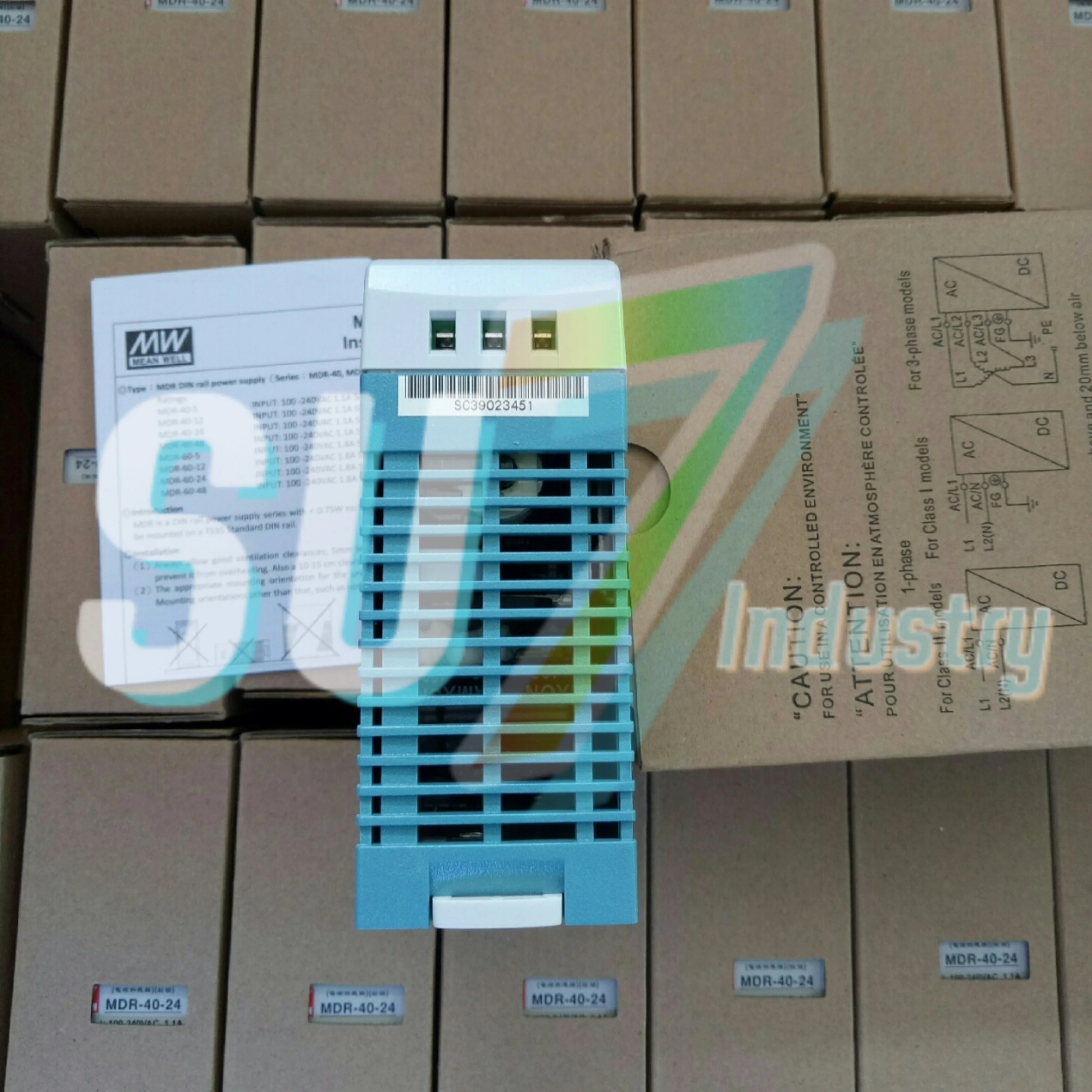 Mean Well MDR-40-12 MDR-40-24 스위치 전원공급장치 내 새
