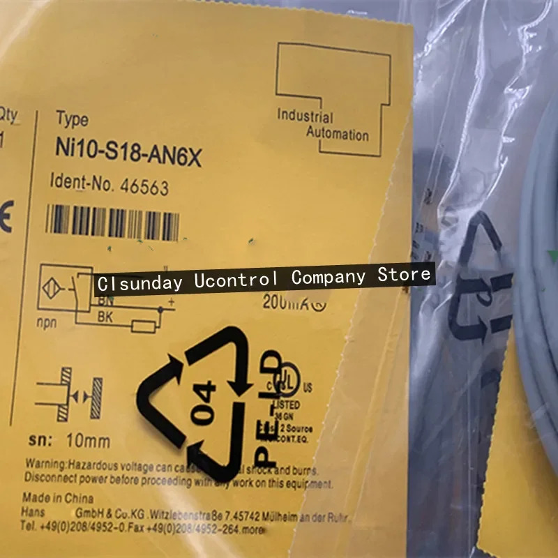3PCS 스위치 Ni10-S18-AN6X Ni10-S18-AP6X