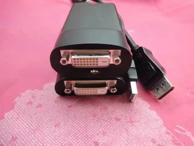 DP DisplayPort - DVI 듀얼 어댑터 케이블