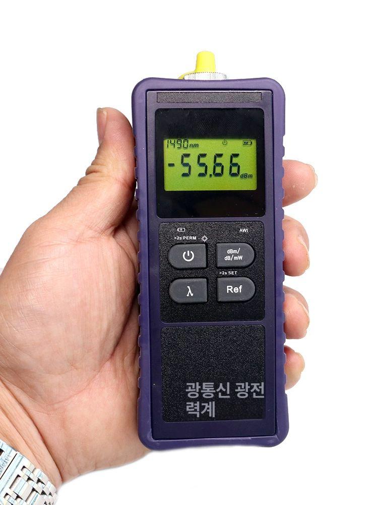 휴대용 미터 소형 광측정 광파워 디지털 테스터 정밀 광계측기 전력계 케이블 장애 - 상품 이미지
