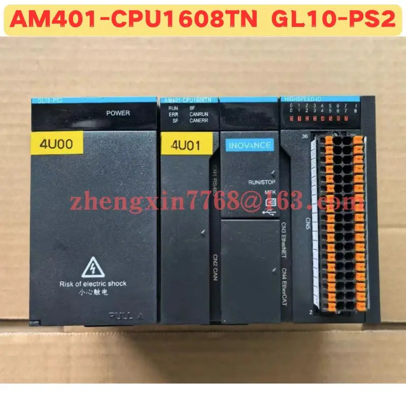 리퍼 컨트롤러 AM401-CPU1608TN 전원 모듈 GL10-PS2 A 세트 정상 기능 완료
