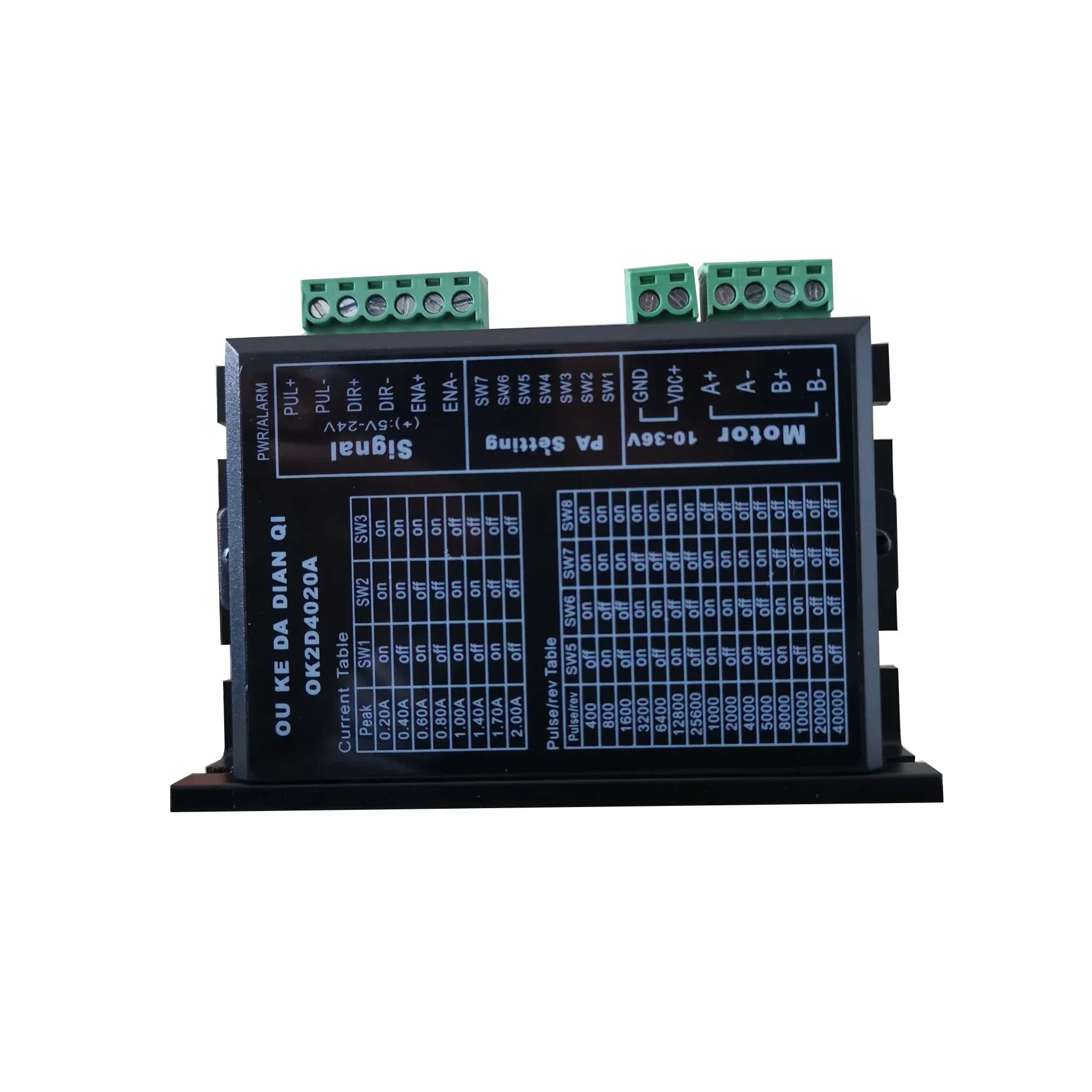2pcs 20 28 35 36 396 42 스테퍼 모터 드라이버 DC10-36V 2 상 드라이버/OK2D4020A