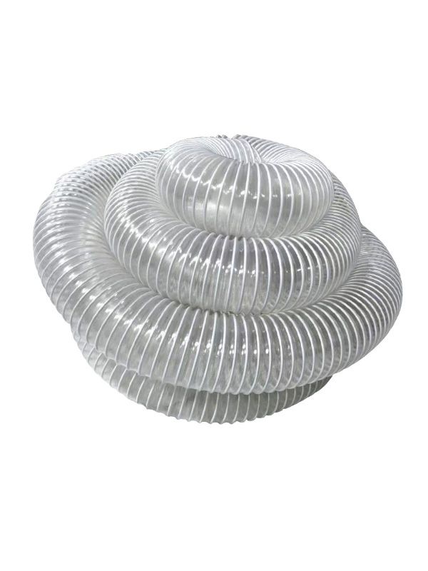 투명 환기파이프 PVC 40MM 공업용 길이 배기 배관자재 두께 닥트 집진기 연결 - 상품 이미지