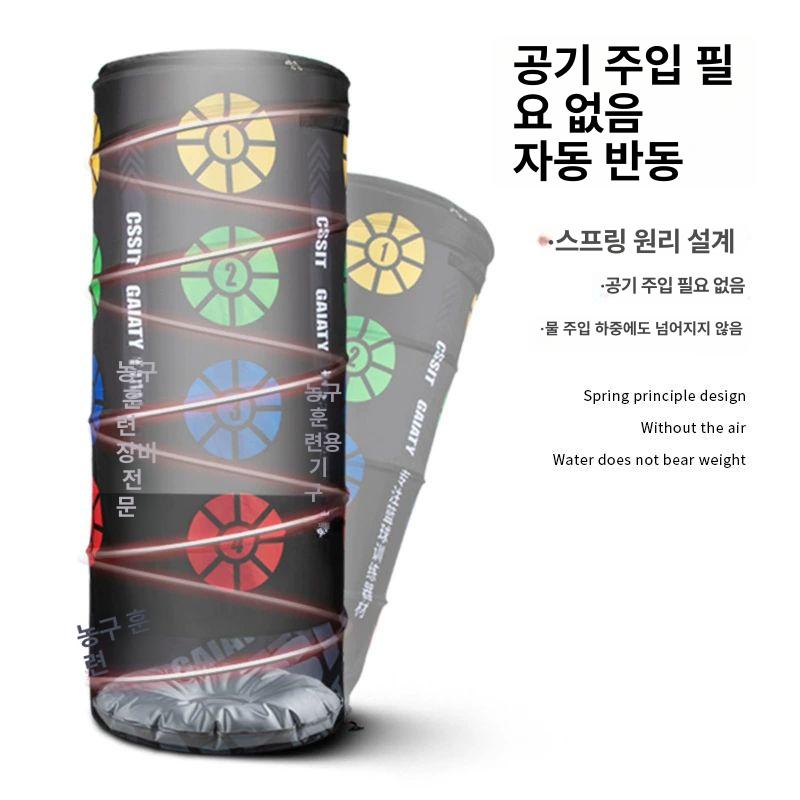 농구 장비 스탠드 드리블 기구 슈팅 민첩성 디펜스 조절 막대 모형 수비벽 도구 - 상세 이미지 3