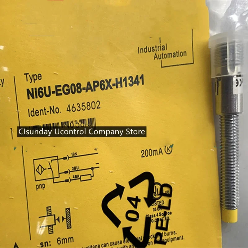 3pcs 스위치 NI4U-EG08-AP6X-H1341 NI4U-EG08-AN6X-H1341 NI4U-EG08-AP6X NI4U-EG08-AN6X