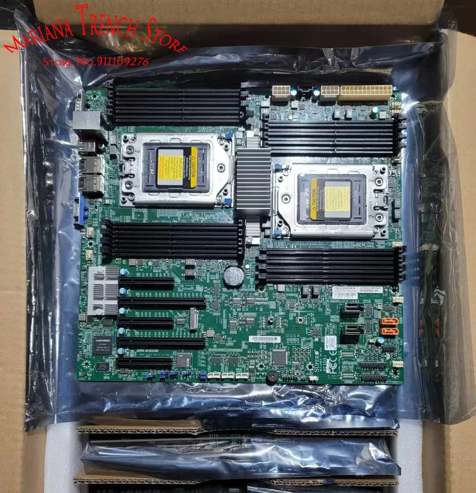 슈퍼마이크로 산업패키지 A 마더보드H11DSi 듀얼 EPYC 7001/7002 시리즈 프로세서 ECC DDR4