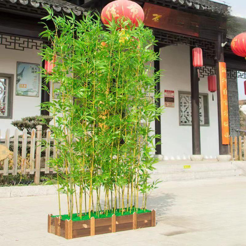 화단 인조울타리조경 공간분리 펜스 경계 휀스 야외 대나무가림막 난간 텃밭 갈대 - 상세 이미지 5
