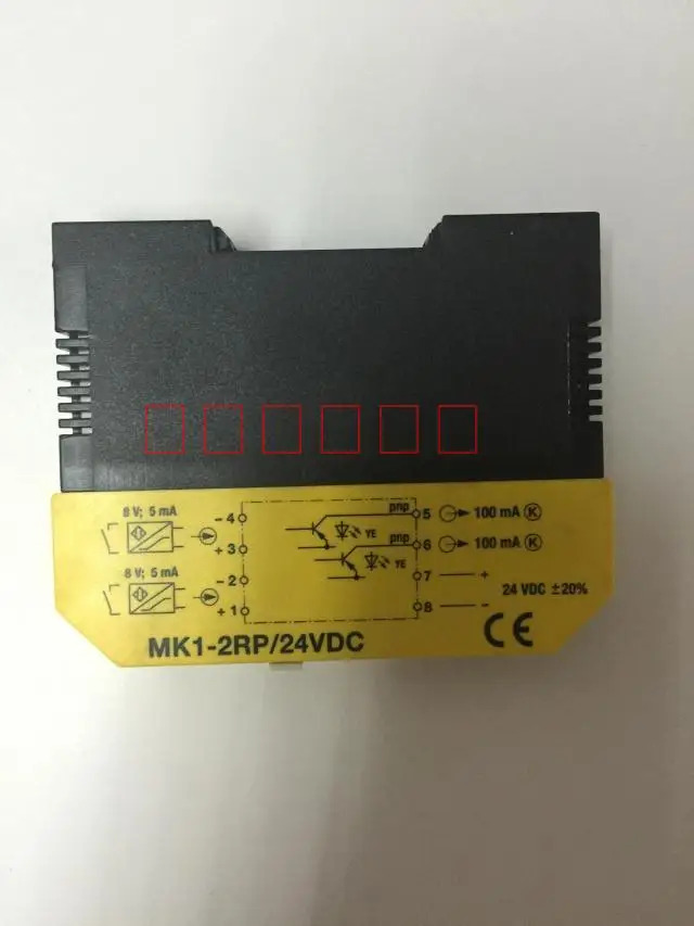 오리지널 안전 릴레이 MK1-2RP/24VDC 공급