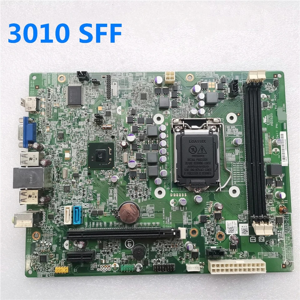 DELL 3010 SFF 데스크탑 PC 마더보드CPU T10XW 3 세대 2