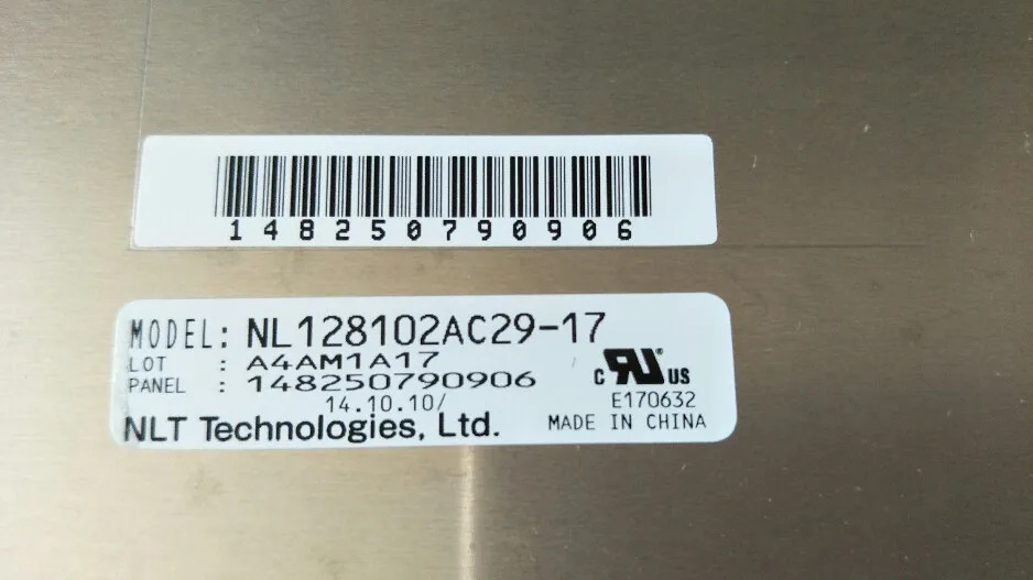 오리지널 A 등급 NL128102AC29-17 LCD 디스플레이 NEC