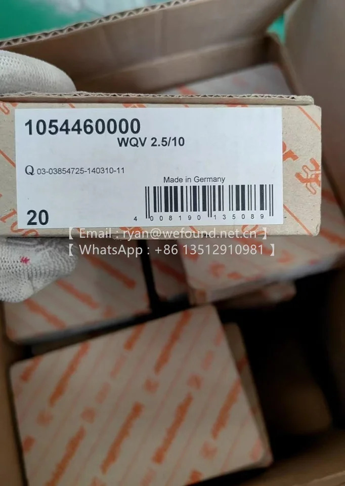 WQV 4/10 1052060000 2.5/10 1054460000 ZQV 1608940000 크로스 커넥터
