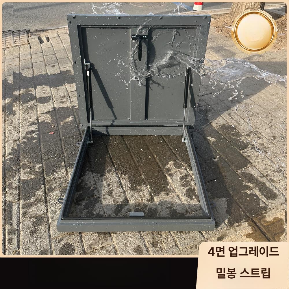 개폐식 알루미늄 천장점검구 점검창 커버 밀폐형 뚜껑 덮개 검사구 갈바 푸시형 - 상세 이미지 4