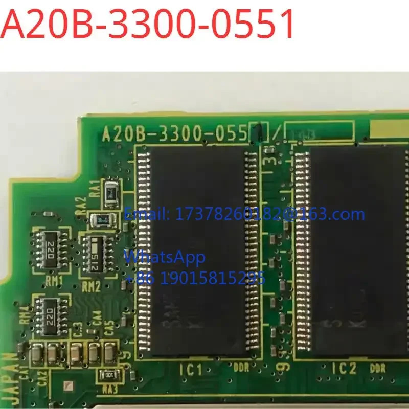 A20B-3300-0551 CNC 컨트롤러 시스템Fanuc 회로 기판 축 카드 리퍼 완료