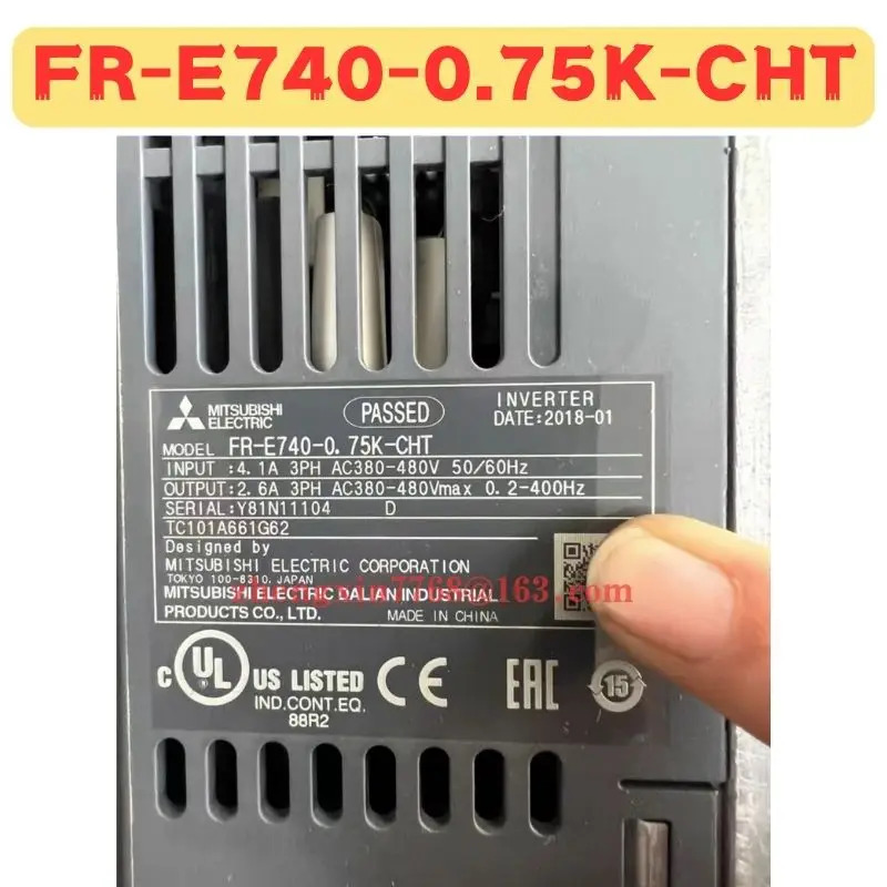 리퍼 주파수 변환기 FR-E740-0.75K-CHT FR E740 0.75K CHT 정상 기능 완료