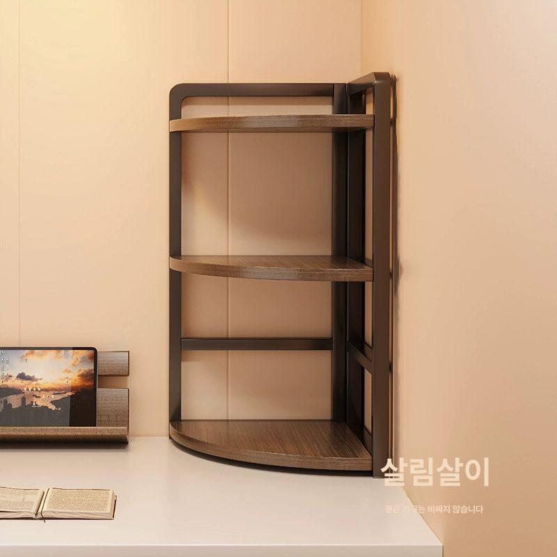 ㄱ자형 벽선반 코너 책장 책꽂이 벽걸이 수납 틈새 공간 사이드 진열장 사이즈 - 상세 이미지 2