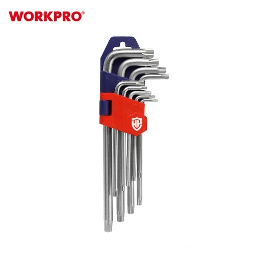 워크프로 롱 별렌찌 세트 WP222002 9PCS L렌치 - 상세 이미지 2
