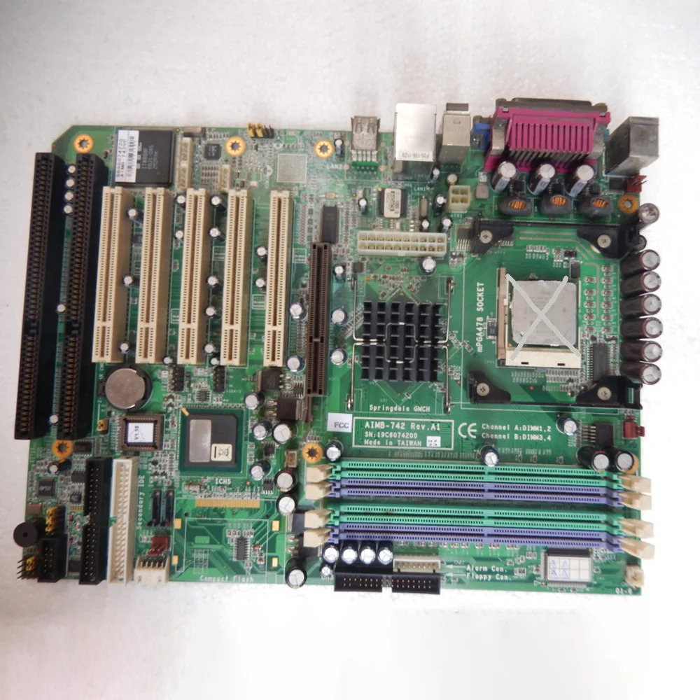 ADVANTECH AIMB-742 REV A1 A2산업제어 보드 서버 마더보드