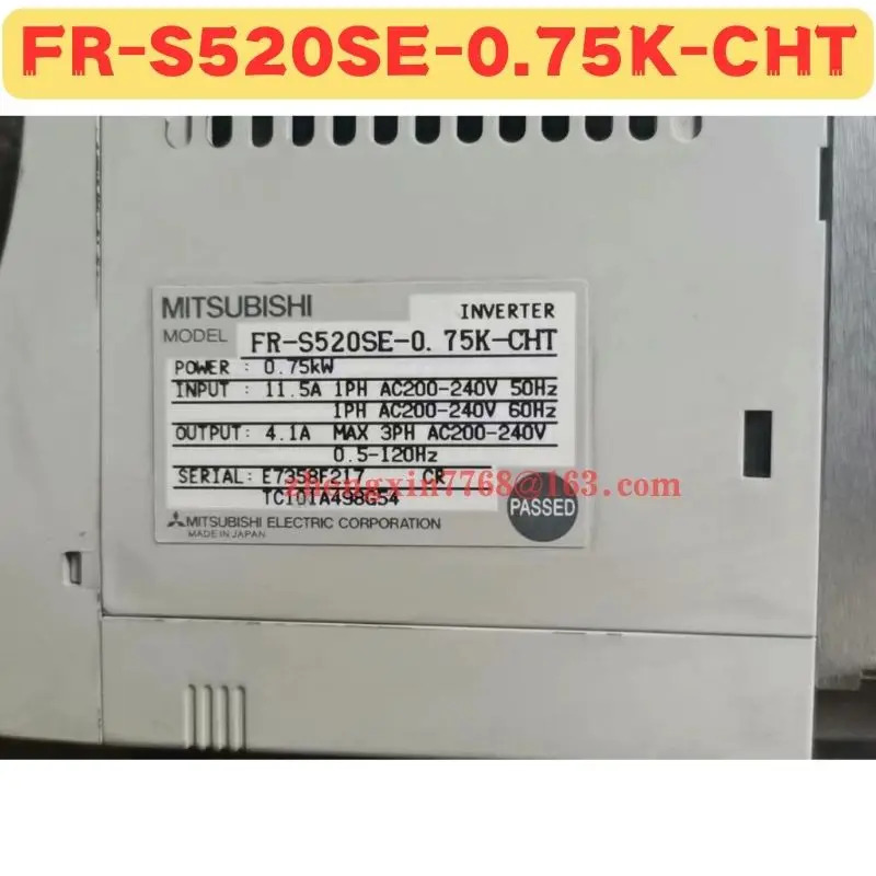 리퍼 주파수 변환기 FR-S520SE-0.75K-CHT FR S520SE 0.75K CHT 정상 기능 완료