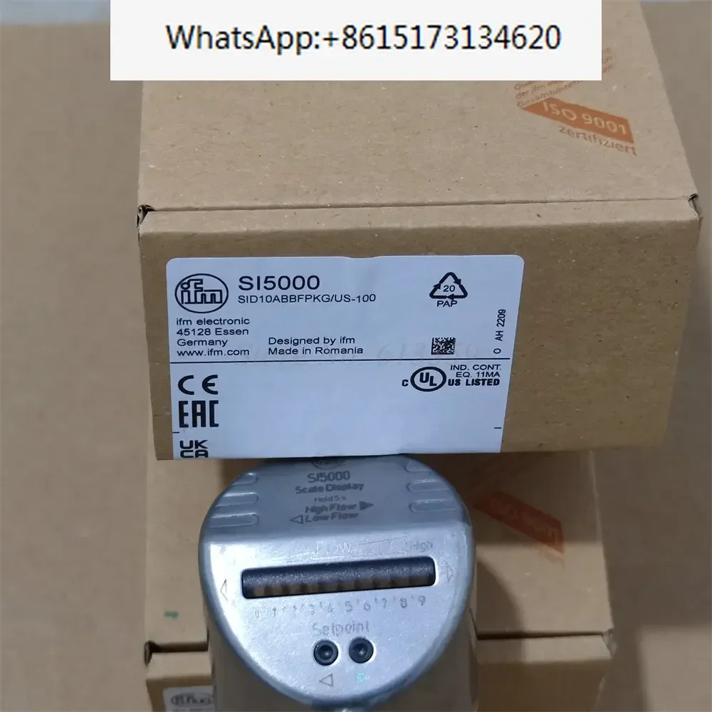 IFM 오리지널 유량 모니터 SI5000 SID10ABBFPKG/US-100