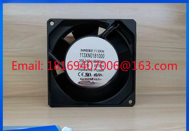 113XN 0181000 208-240V 12/11W 9cm 금속 AC 냉각팬