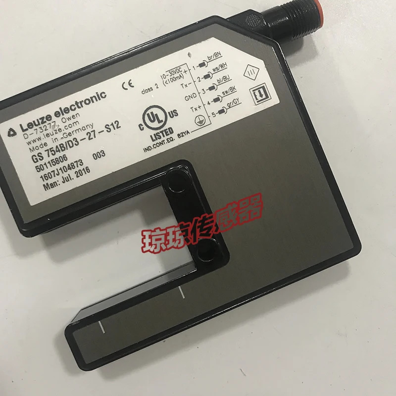 Laoyi 트로프 타입 광전스위치 센서 GS 754B/D3-27-S12