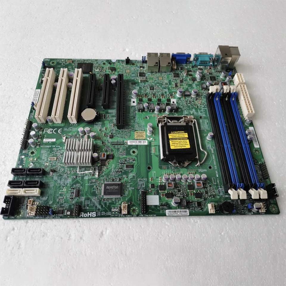 Supermicro E3-1200 V1/V2 시리즈2 세대 3 제온 마더보드 LGA1155 DDR3 X9SCA-F
