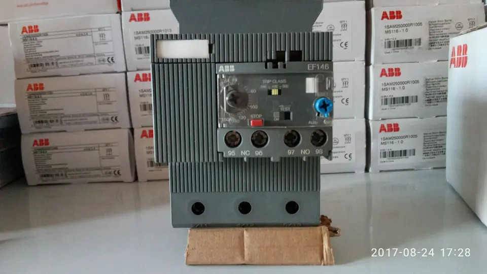 오리지널 ABB 전과부하 릴레이 EF146-150 납품 10140876 신