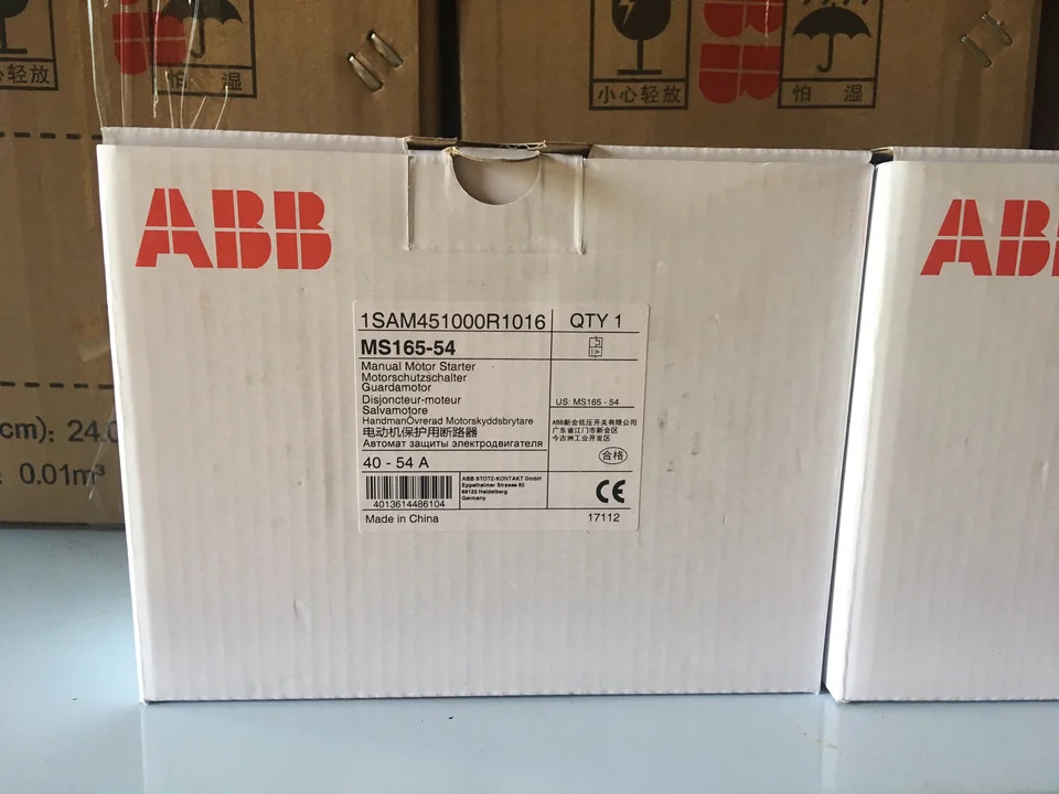 모터 보호 회로차단기 ABB MS165 시리즈 신 MS165-65