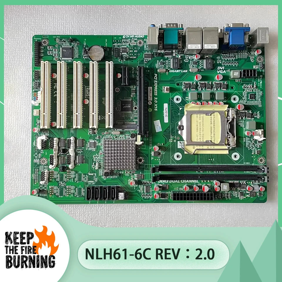 JETWAY 듀얼 포트 마더보드 NLH61-6C REV2.0