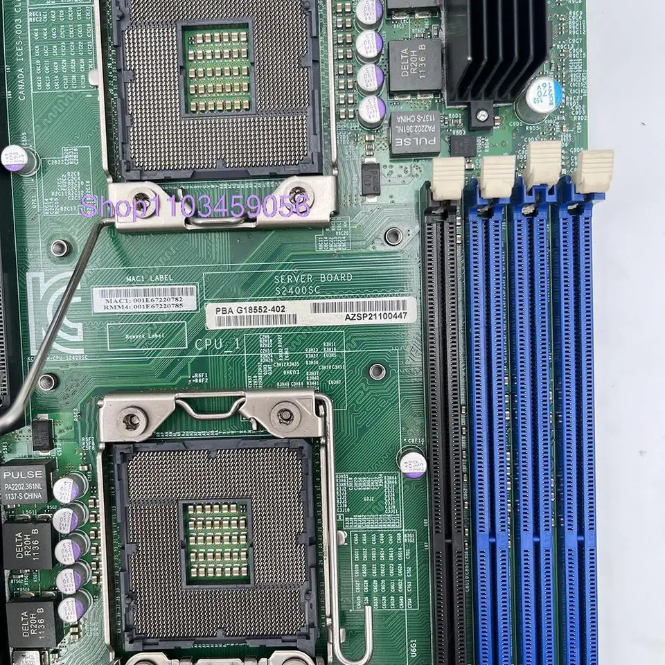 서버 마더보드 LGA1356 지지대 E5 2400 시리즈CPU S2400SC