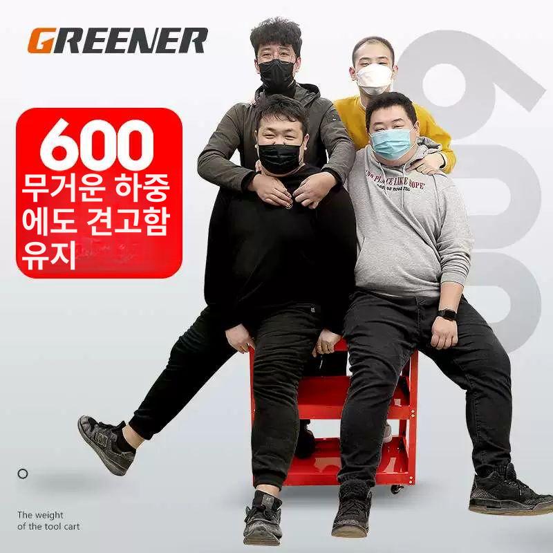 철제 공구카트 수레 이동식카트 선반 도구 대차 핸드카트 공구다이 장비 바퀴 서랍형 - 상세 이미지 3