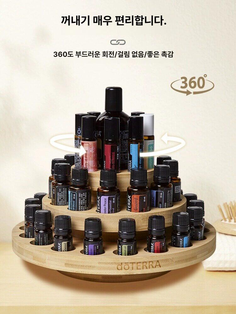 회전식 수납함 우드 조향 선반 보관함 정리함 디스플레이 랙 진열장 베이스 - 상세 이미지 4