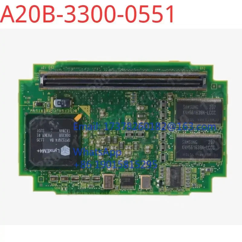 A20B-3300-0551 CNC 컨트롤러 시스템Fanuc 회로 기판 축 카드 리퍼 완료