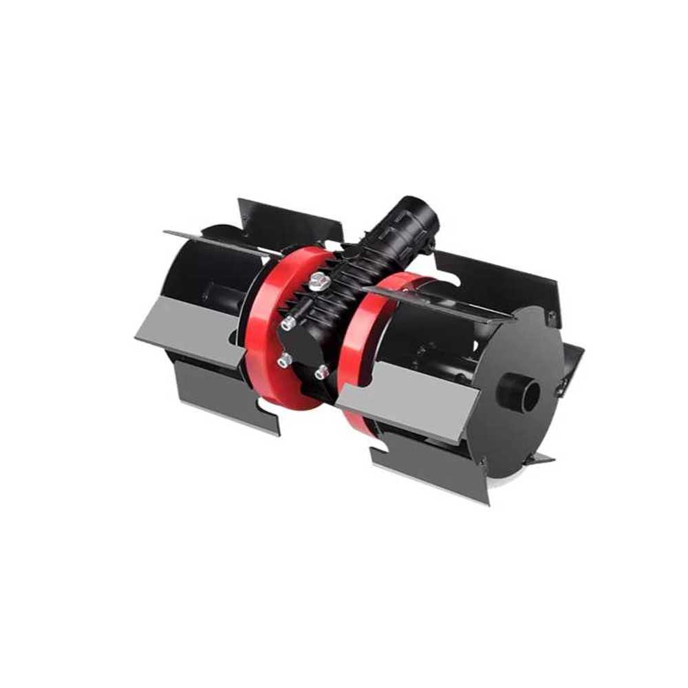 제초휠 다용도 풀 제초기 흙 잡초 제초날 엉킴 방지 - 상품 이미지