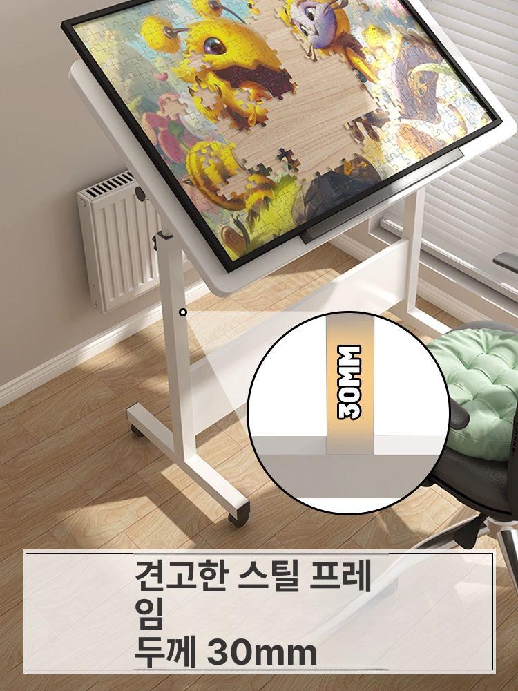 퍼즐판 조절보드 그레이 매트 펠트 수납 보드판 정리 조각 퍼즐테이블 작업판 - 상세 이미지 2