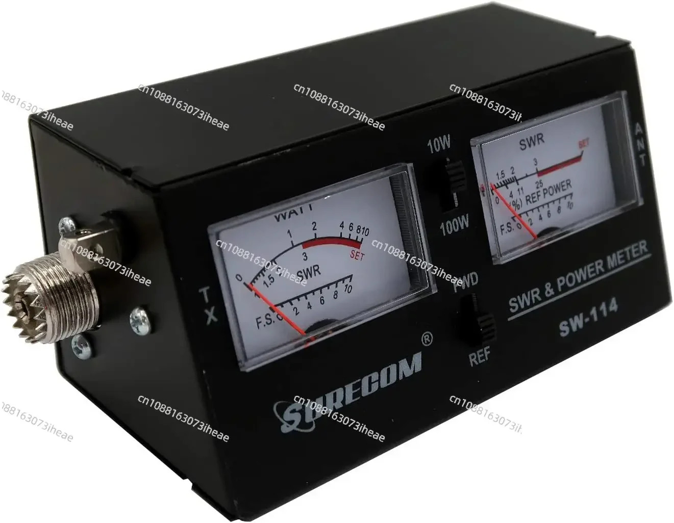 tuya호환Surecom SW-114 SWR RF 필드 강도 리퍼 파워 미터 안테나 상대 전력 3기능 아날로그 알렉사
