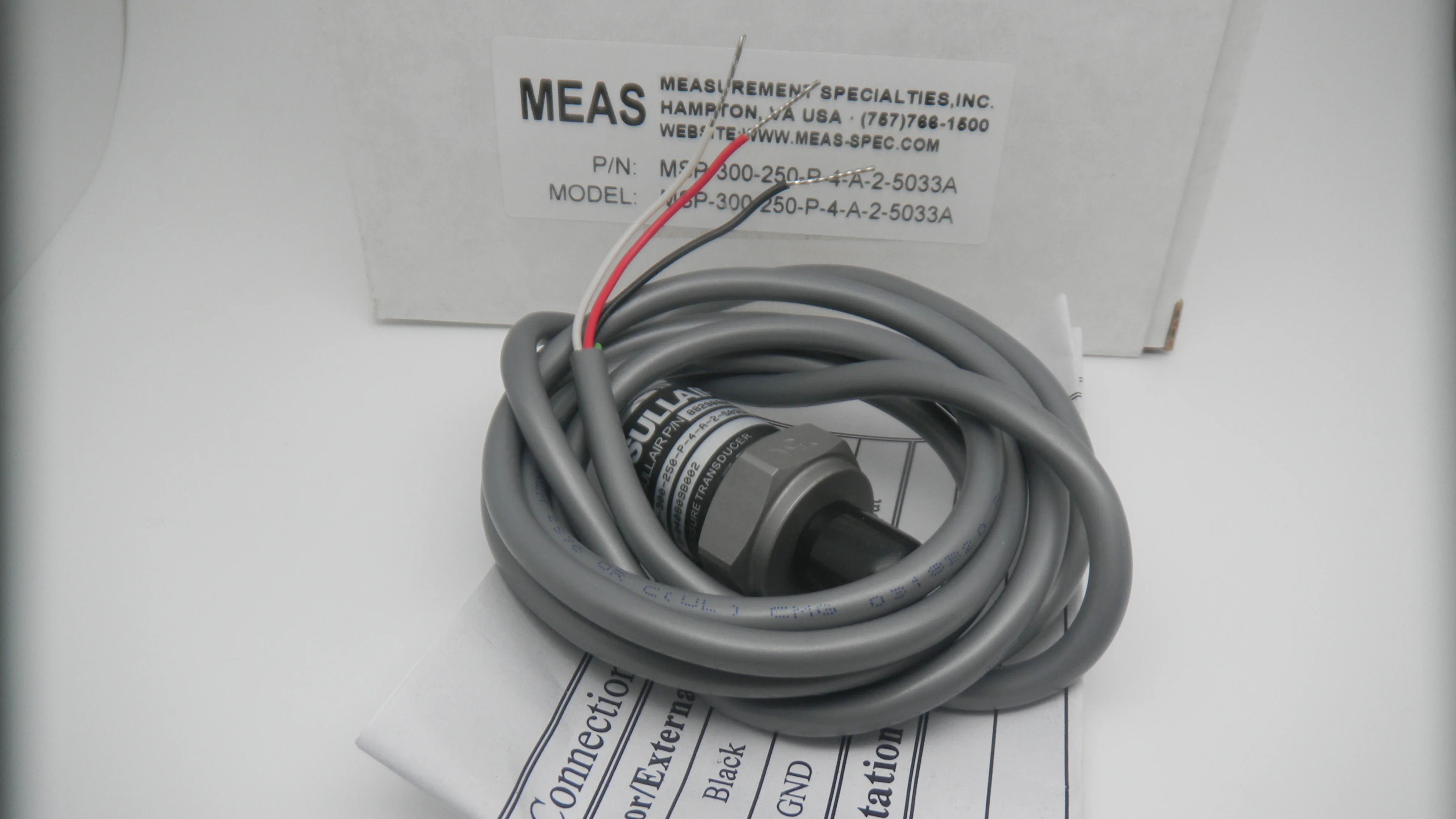 MSP-300--1-24-B-5-W-X MEAS 압력센서 압력 트랜스미터 원본