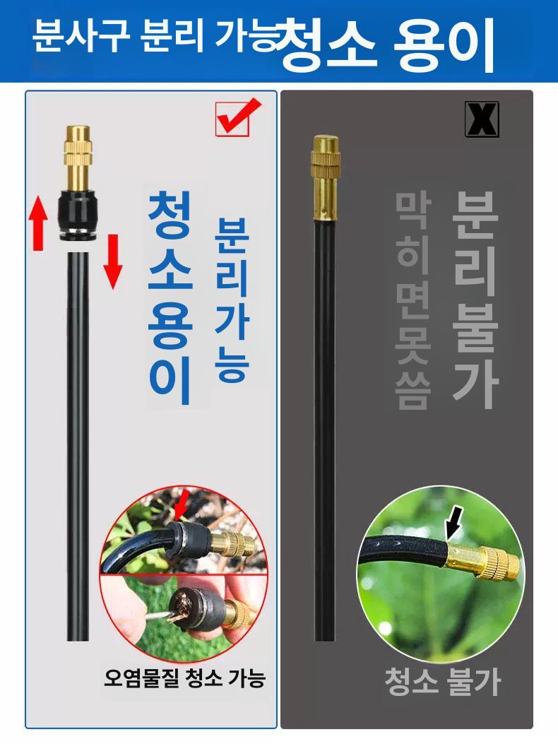 범용 가압펌프 관개 급수 파이프 분무기 스프레이 스프링클러 관수 안개분사기 - 상세 이미지 3
