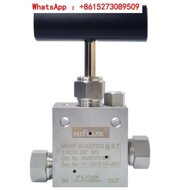 HIFLUX 고압 니들 밸브 60000PSI SUS316 신
