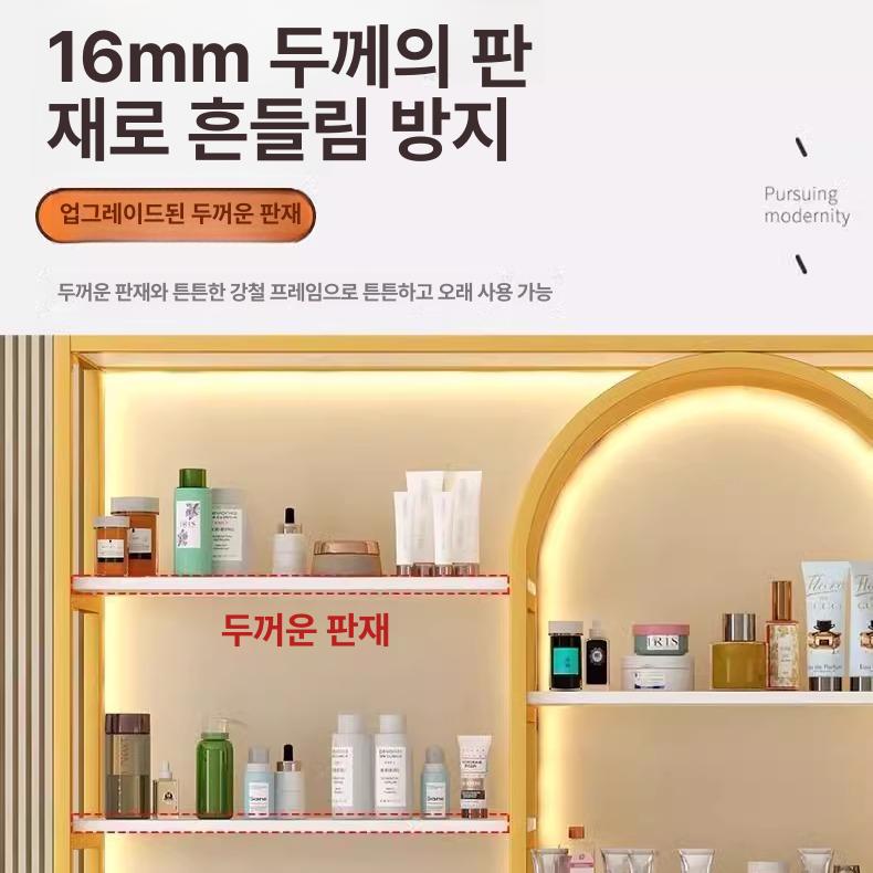 골드 진열대 받침대 정리 거실 디스플레이 스탠드 전시대 매대 원형 전시다이 - 상세 이미지 5