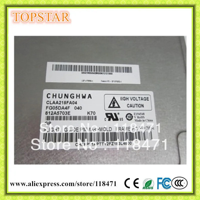 CPTA 등급 LCD 패널 CLAA215FA04 21.5 인치